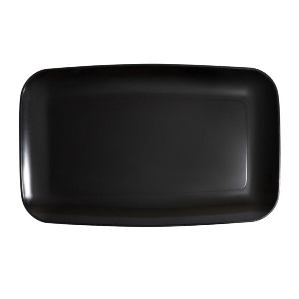 18" x 11" Organic Black Rectangle Serving Dish - 2 Pack