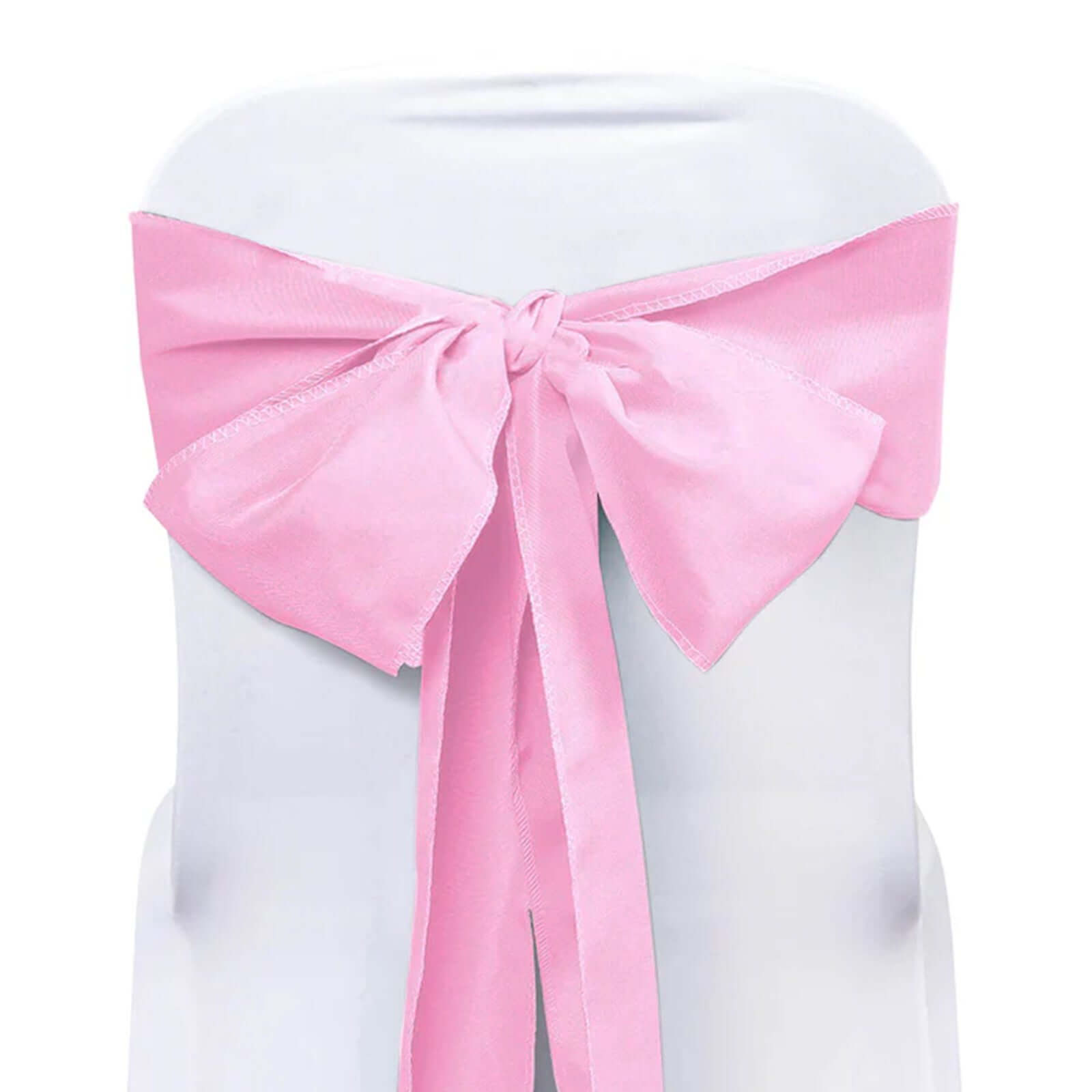 5 Pack Polyester Chair Sashes Pink 6"x108" Chair Sashes HIER_3340
