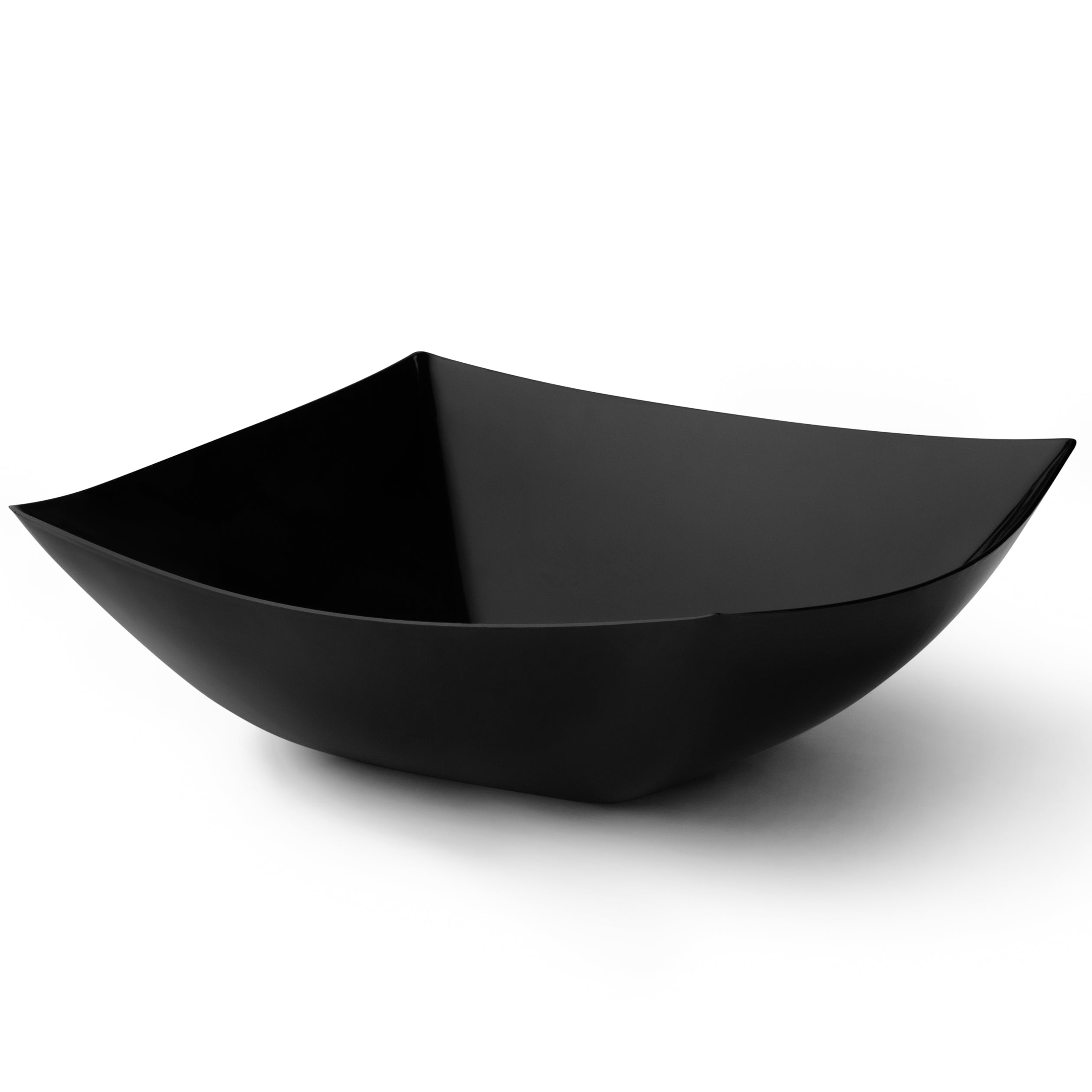 Square Black Serving Bowl - 4 Count