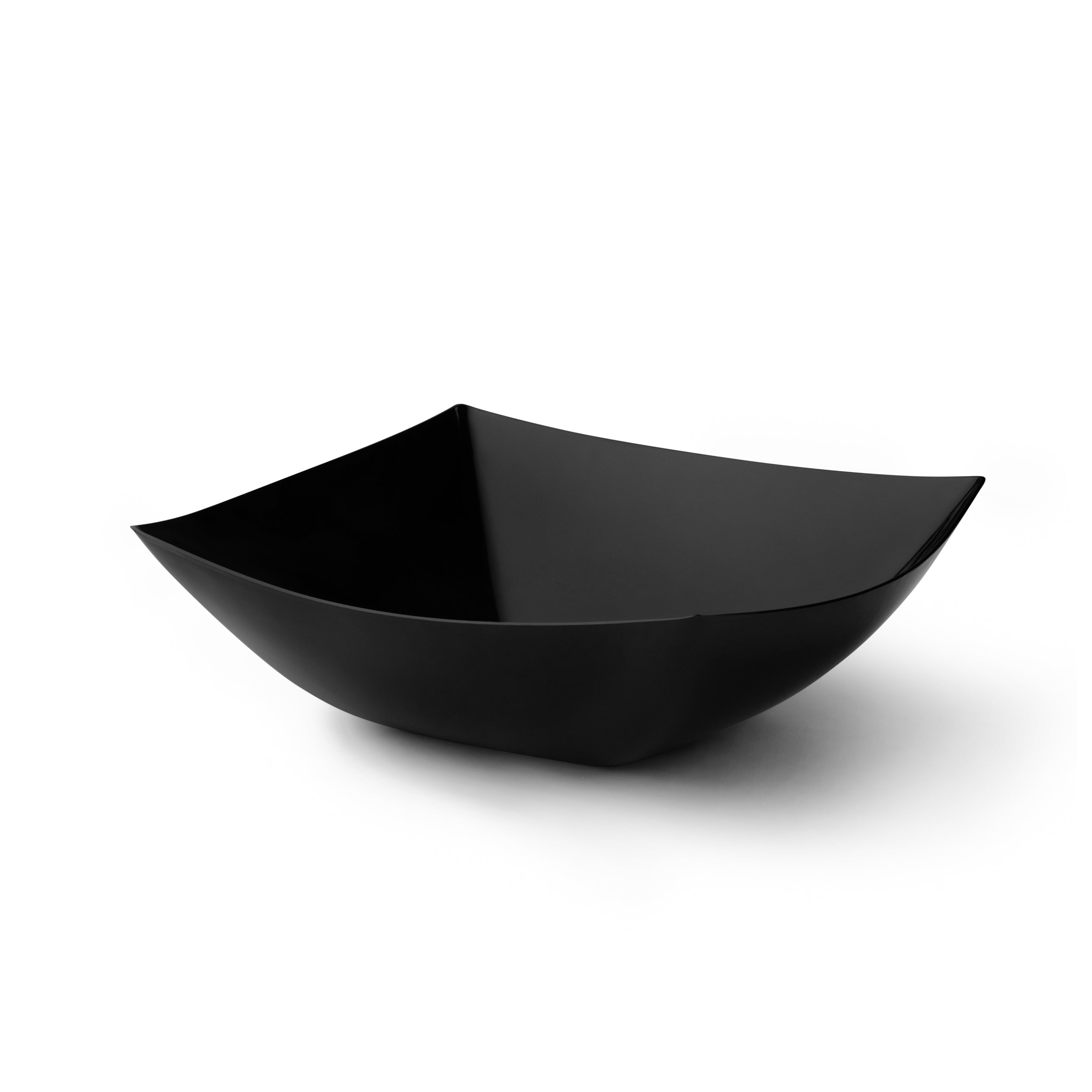 Square Black Serving Bowl - 4 Count