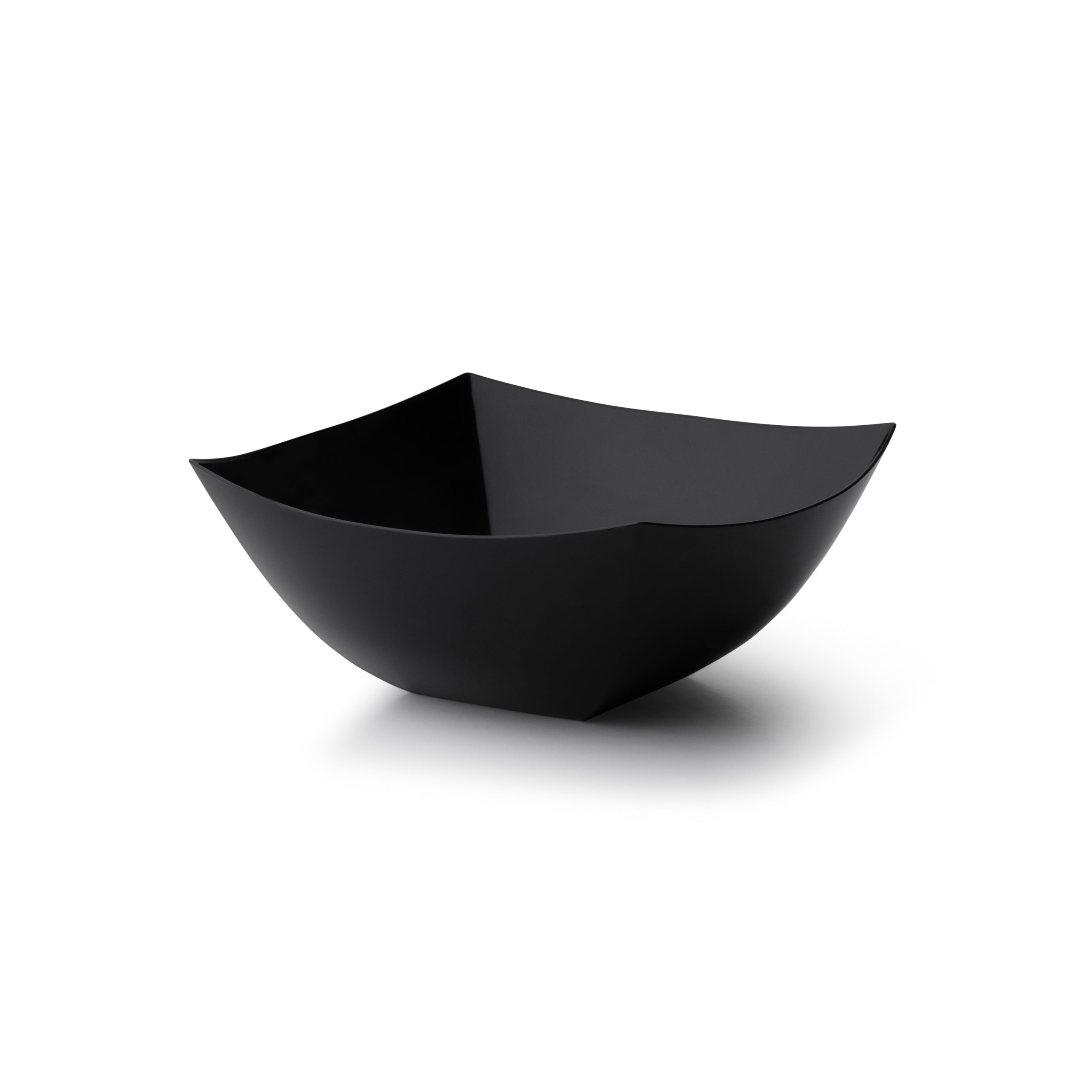 Square Black Serving Bowl - 4 Count