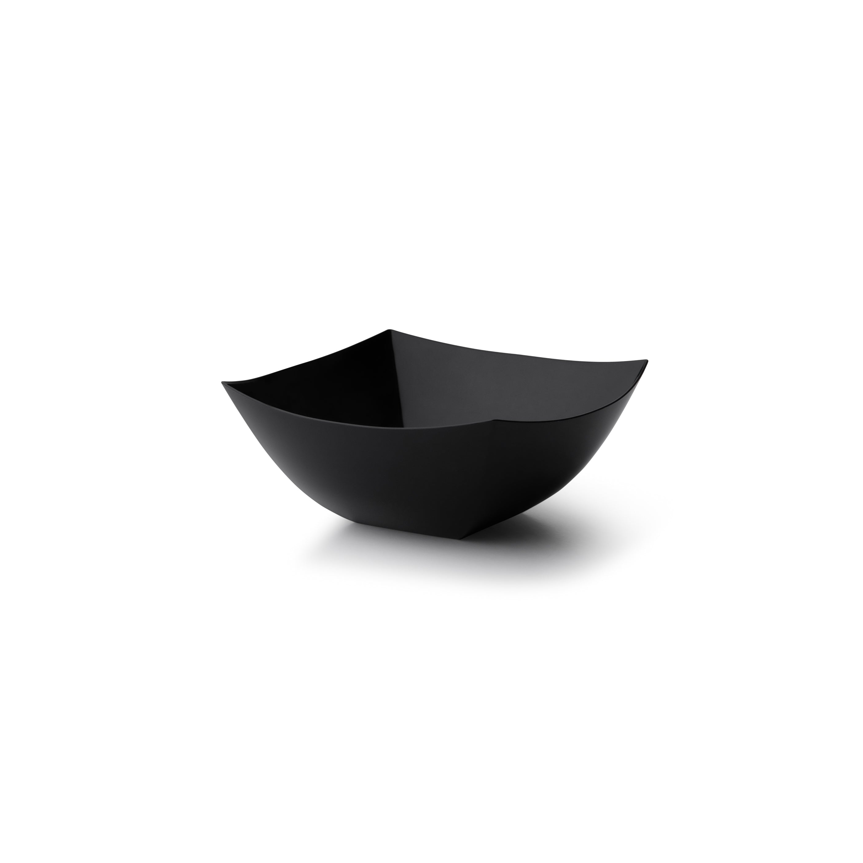 Square Black Serving Bowl - 4 Count