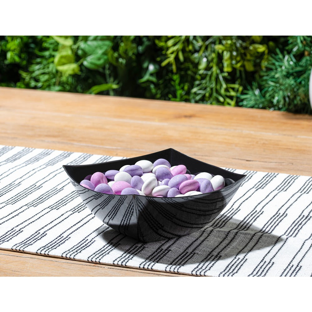 Square Black Serving Bowl - 4 Count