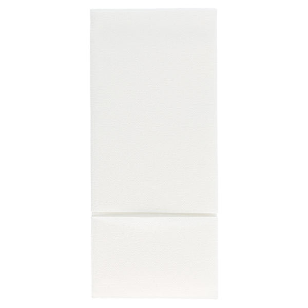 Linen Like Disposable Paper Buffet Pocket Napkins 40 Per Pack - White