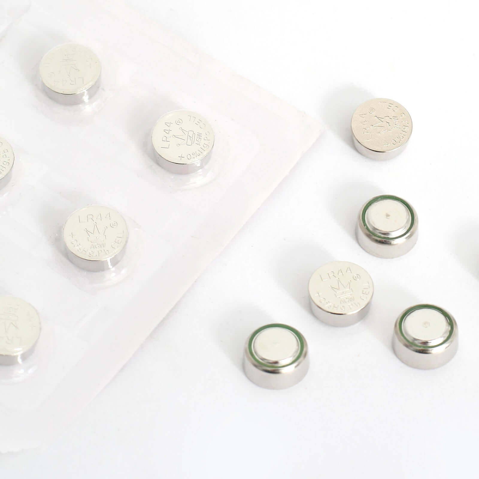 12 Pack 1.5 Volt Lithium Button Battery, LR44 Alkaline Coin Battery LED HIER_8700