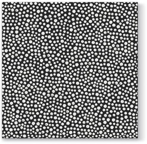 Pointillism Black Airlaid 1/4 Fold Dinner Napkin - 50 Pack