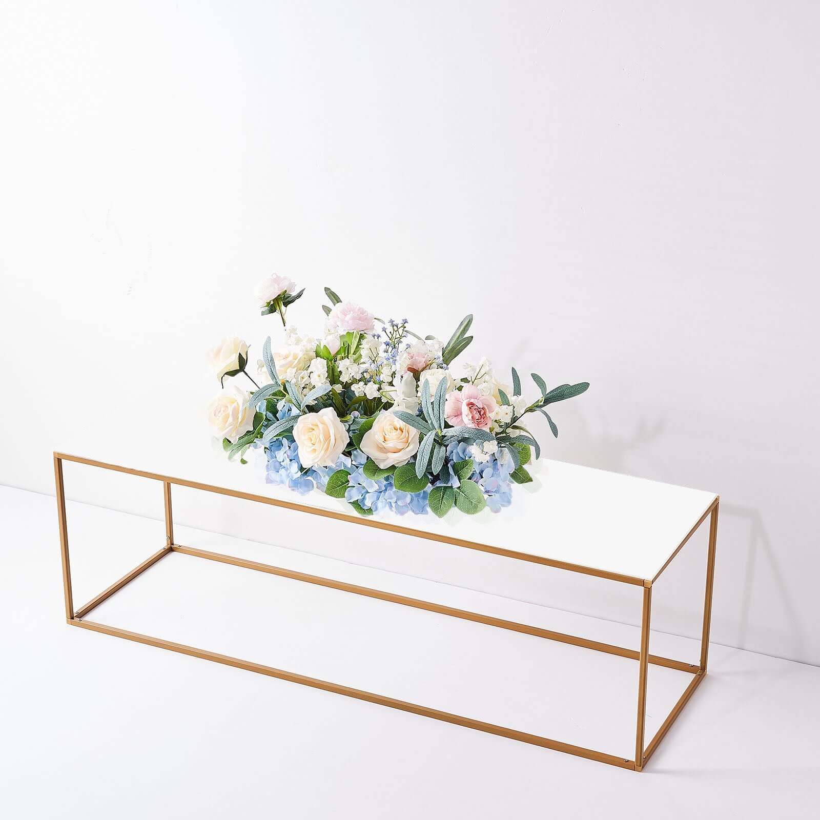 2-Pack Acrylic Plexiglass Sheets Rectangular Side Plates White - Protective Film Coating 40"x12" Centerpieces HIER_7200