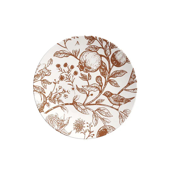 Rimonim Design Round Plastic Plates - Rimonim