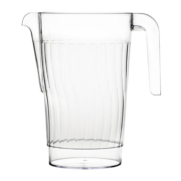 Clear Plastic Pitcher with Handle 48 oz. - 2 Pack