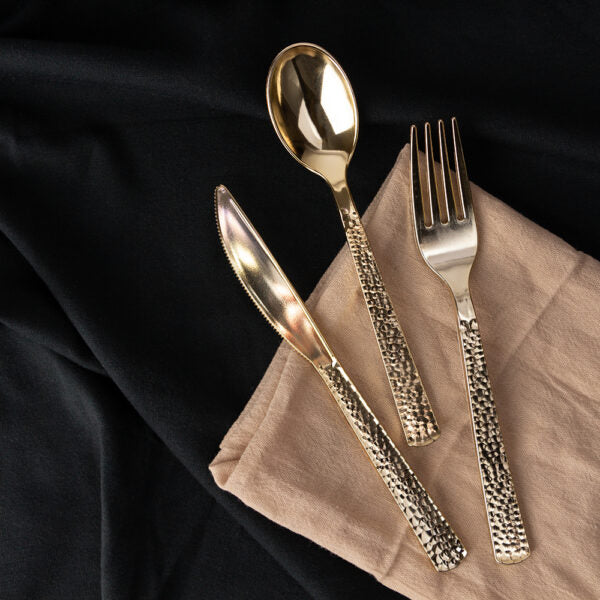 Pebble Collection Gold Flatware 20 Count