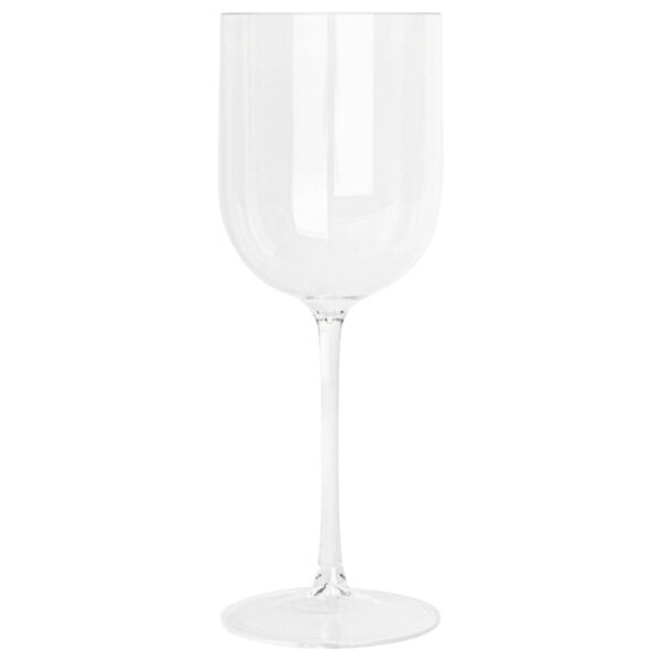12 Oz Clear Plastic Wine Goblets