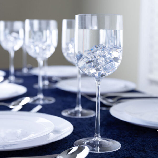 12 Oz Clear Plastic Wine Goblets