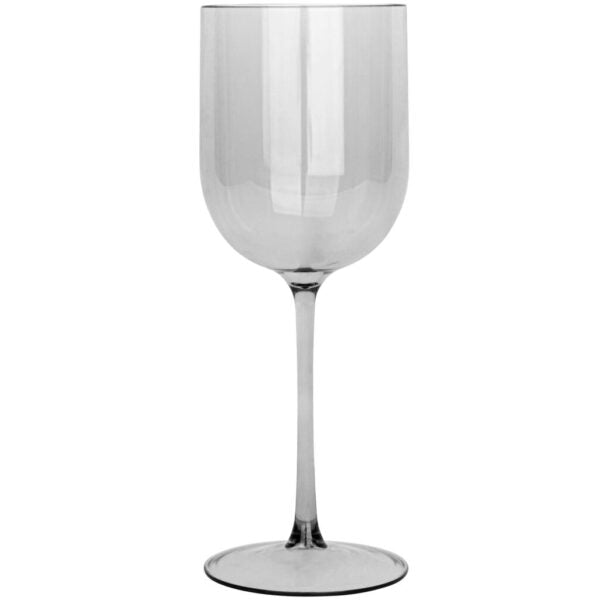 12 Oz Smoke Plastic Wine Goblets