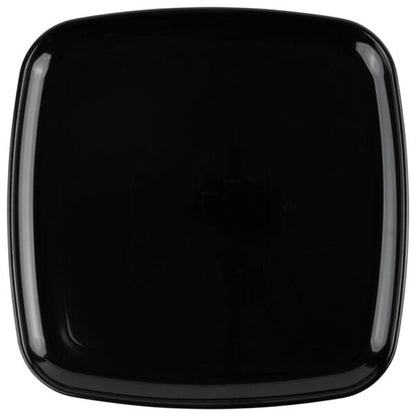 14 Inch Black Square Organic Serving Tray Dish - 2 Pack