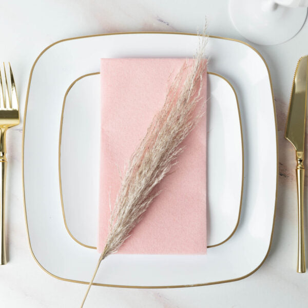 Disposable Paper Napkins 20 Pack - Pink