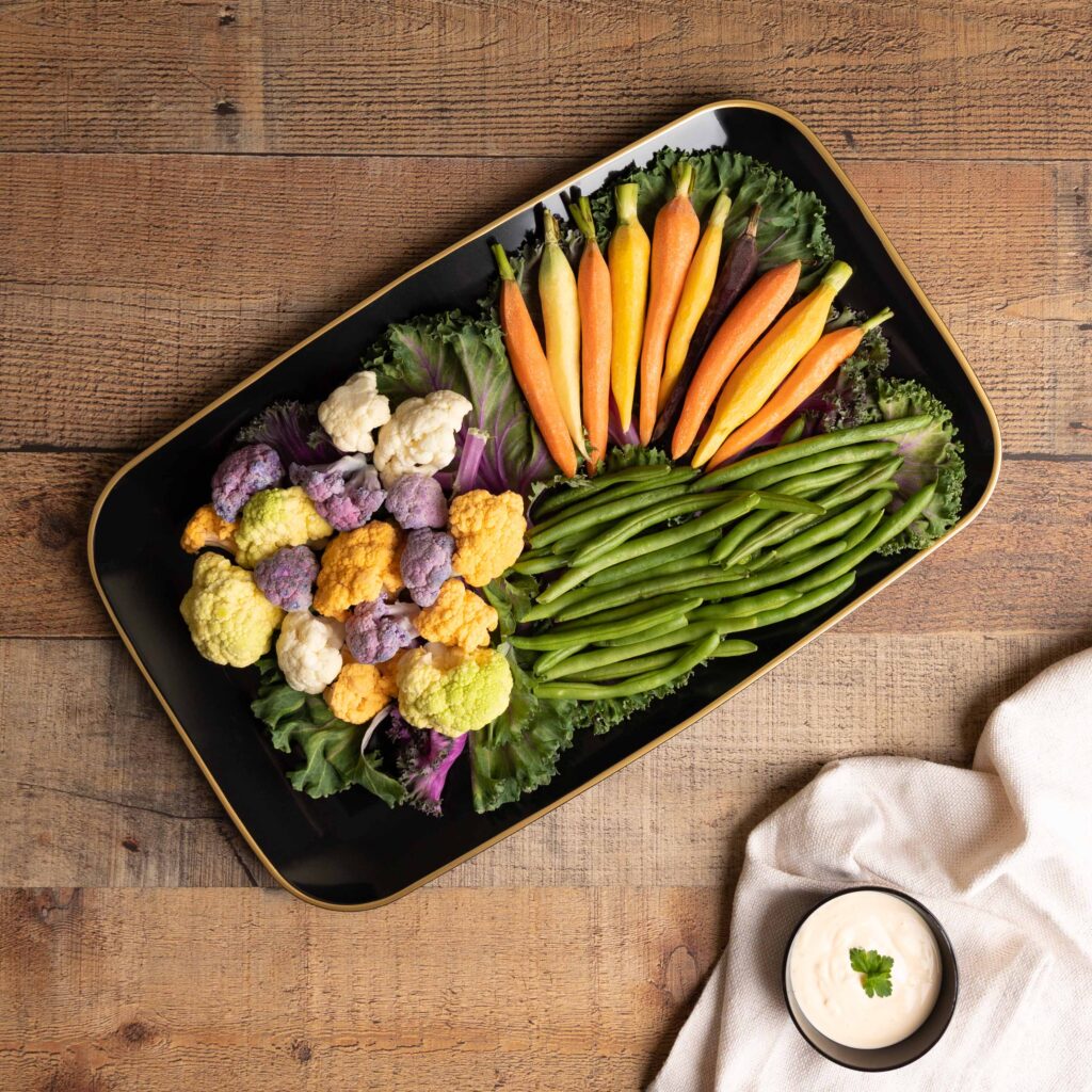 18" x 11" Organic Black and Gold Rectangle Serving Dish - 2 Pack