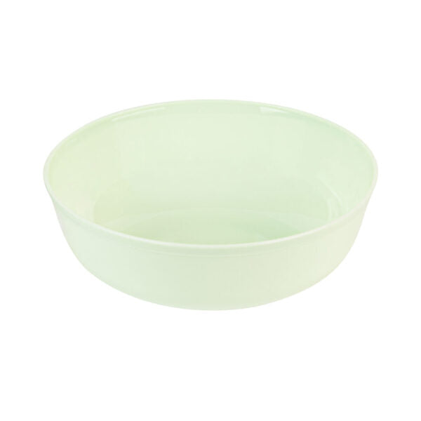 16 oz. Mint Green Round High End Plastic Soup Bowls (10 Count) - Edge
