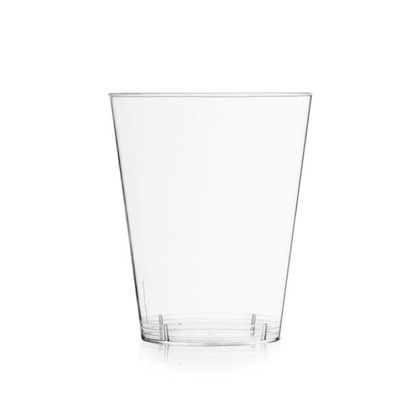 10 oz. Clear Round Plastic Tumblers - 100 Pack