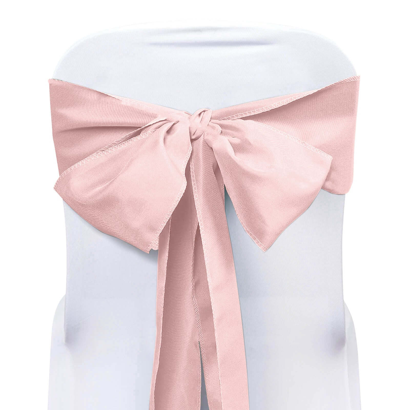5 Pack Polyester Chair Sashes Blush 6"x108" Chair Sashes HIER_3340