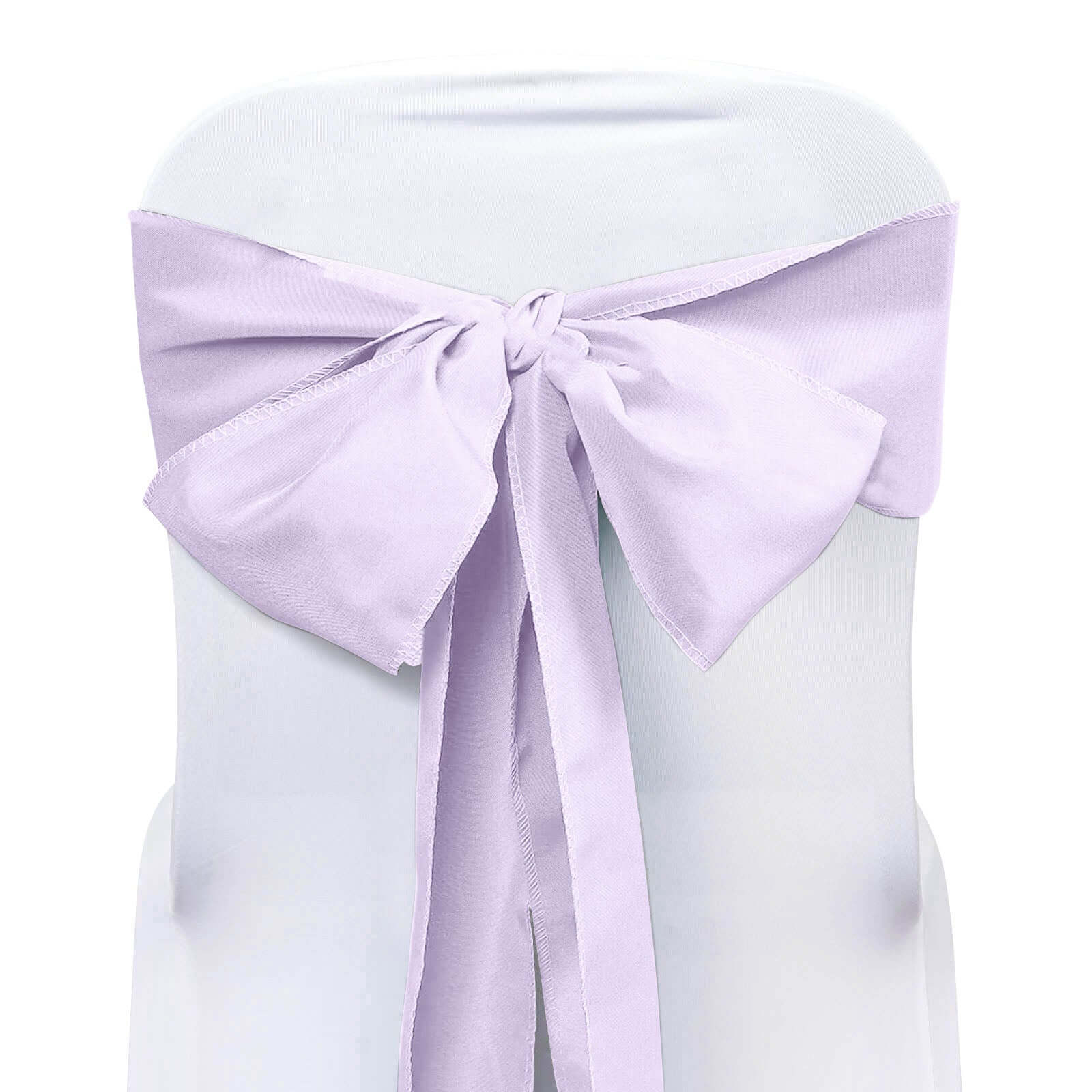 5 Pack Polyester Chair Sashes Lavender Lilac 6"x108" Chair Sashes HIER_3340
