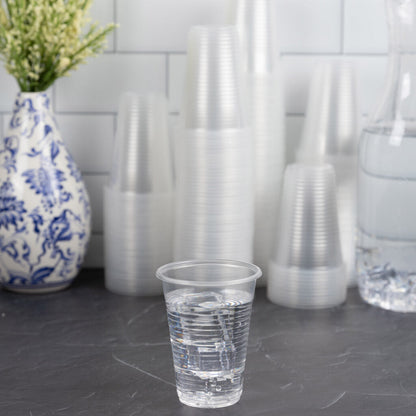 7 oz. Clear Plastic Disposable Cups for Everyday Use