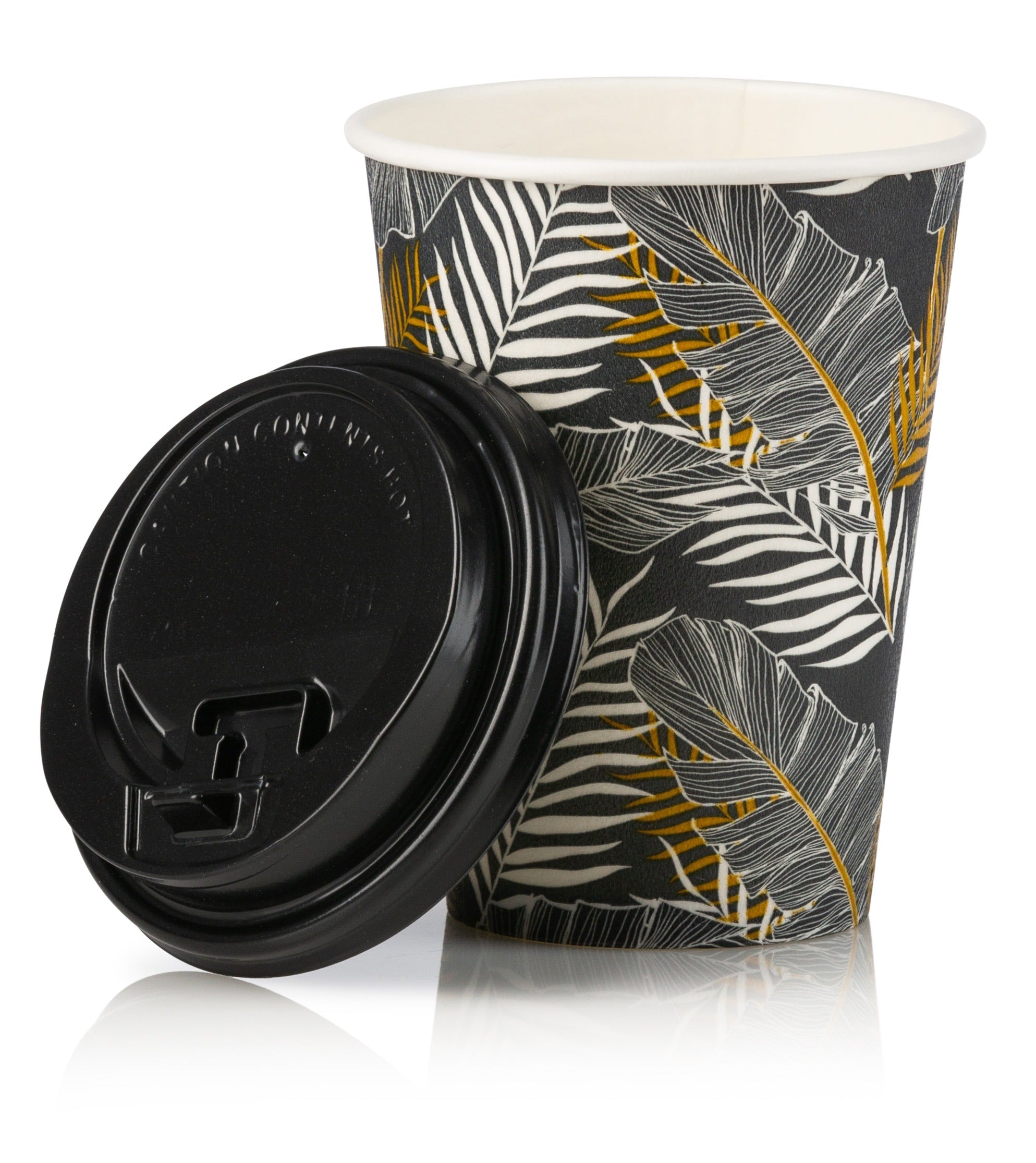 Insulated Paper Coffee Cups with Lids