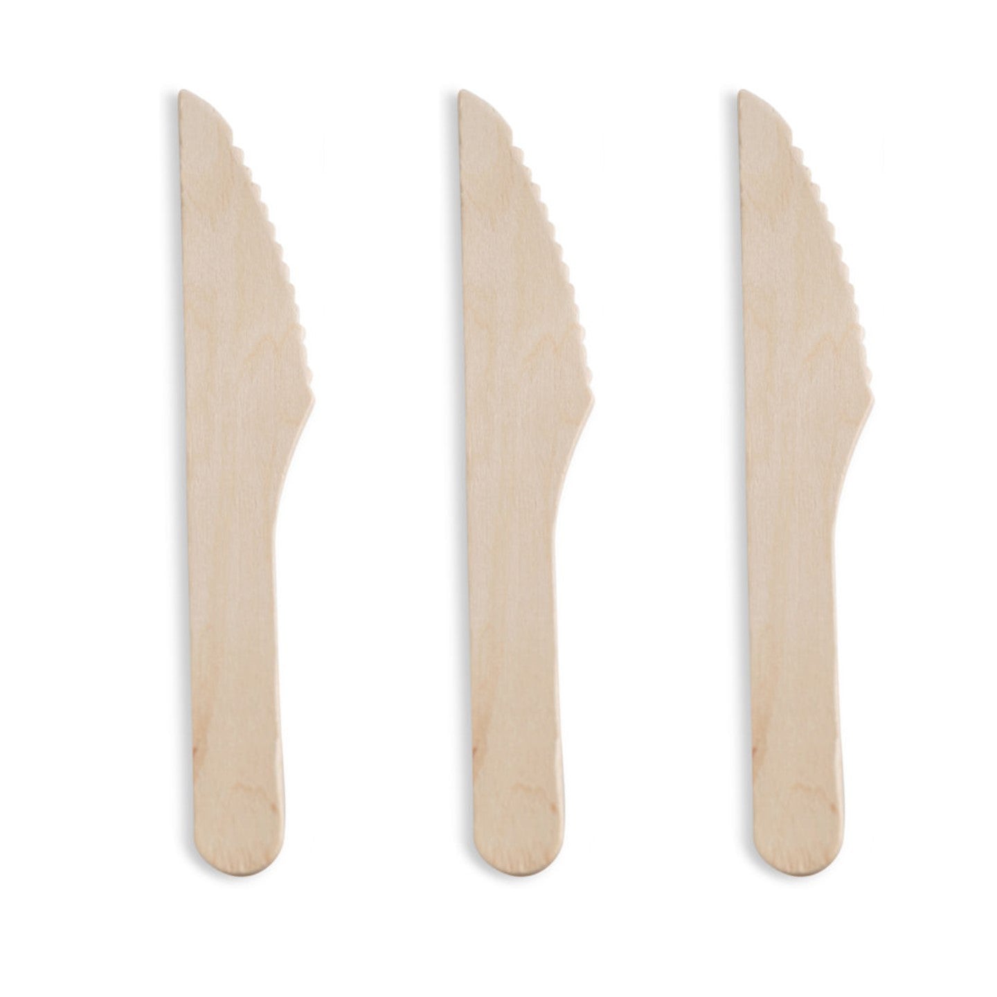 Palm Leaf Cutlery Disposable Eco Friendly Wood Flatware - 24 Count