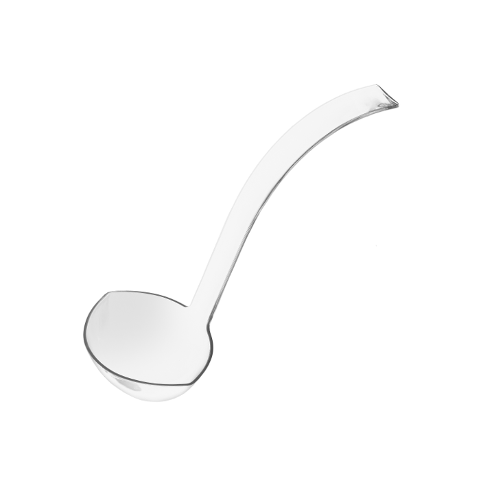 Clear Plastic Serving Soup Ladle 1 Pack