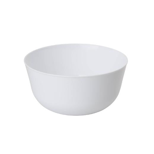 Blue and White Round Plastic Plates - Bella