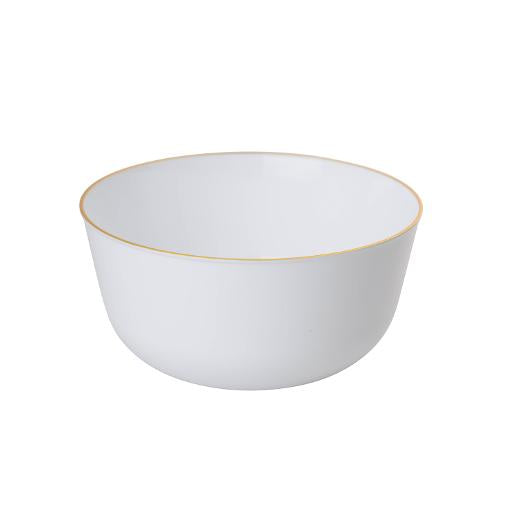 Green and Gold Round Plastic Plates - Matiz