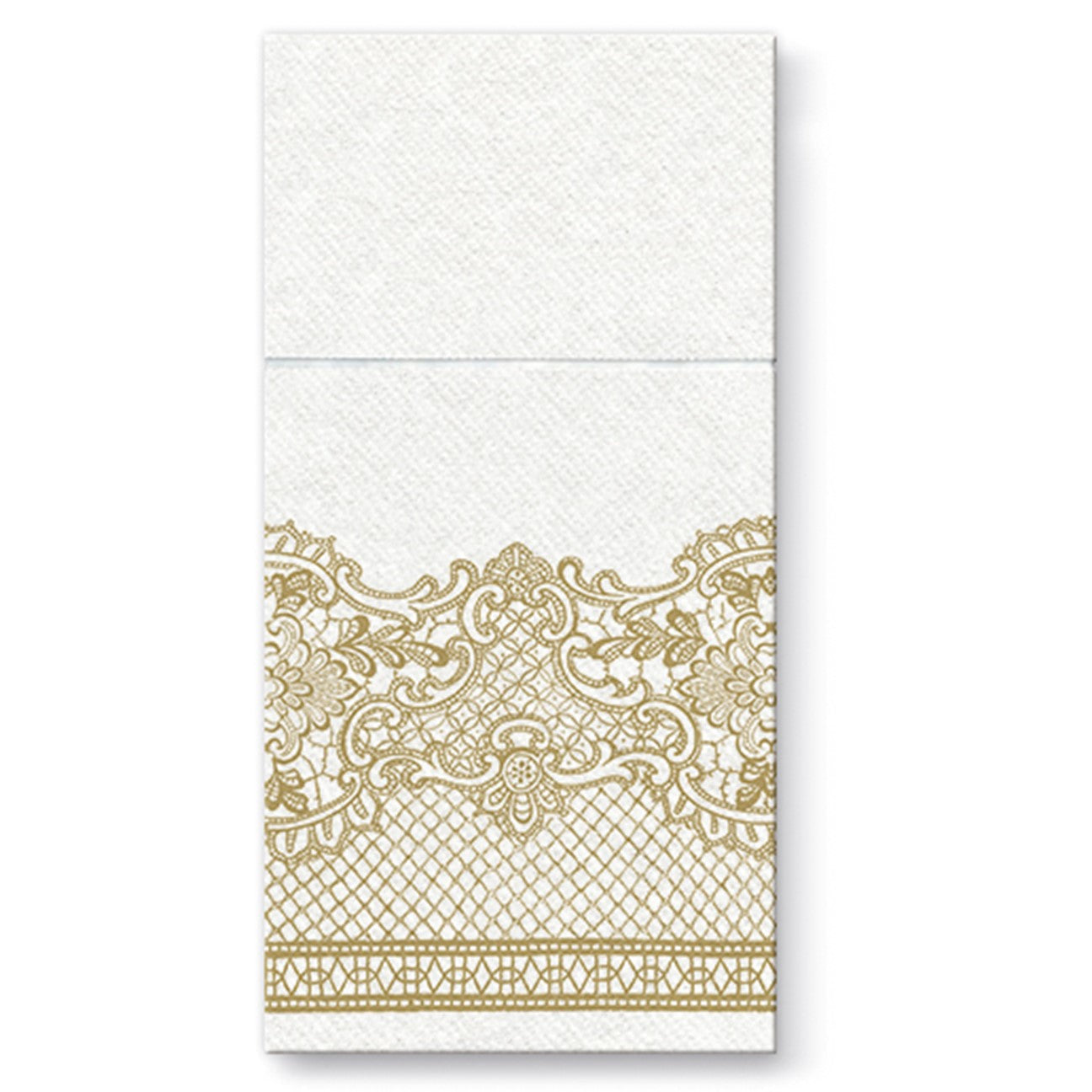 Royal Lace Airlaid Gold Pocket Napkin 1/8 Fold - 25 pack