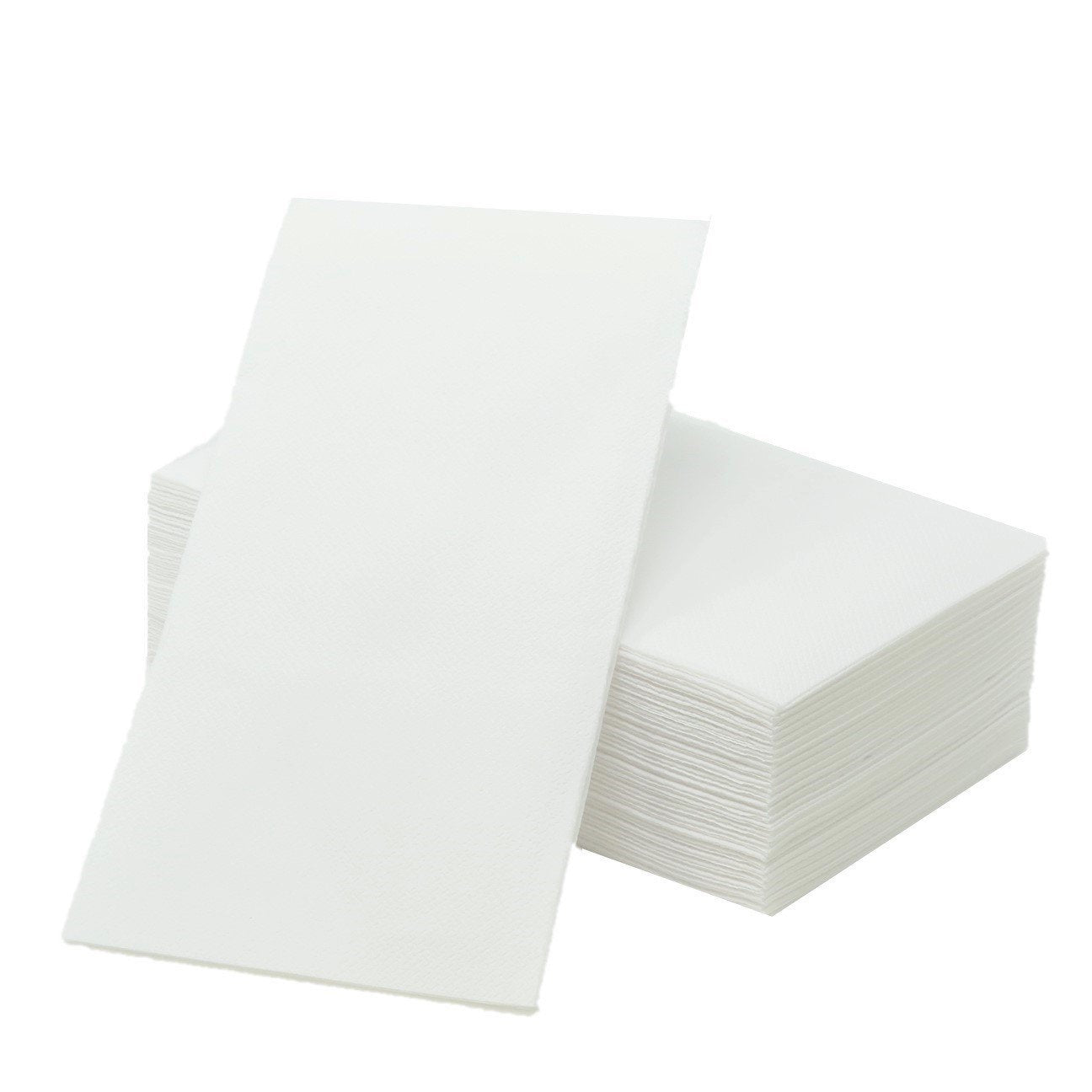 Linen Like Disposable Paper Buffet Napkins 40 Per Pack - White