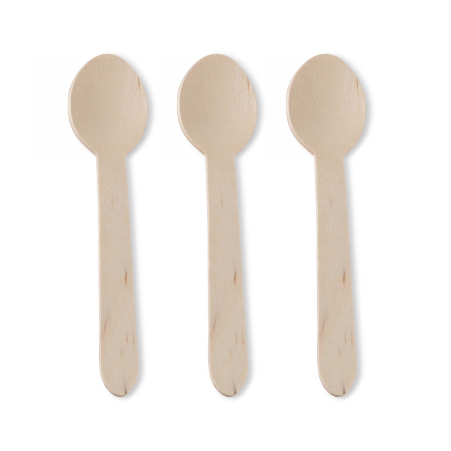Palm Leaf Cutlery Disposable Eco Friendly Wood Flatware - 24 Count