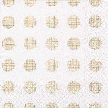 Melissa Gold Dots Lunch Napkin - 20 Pack