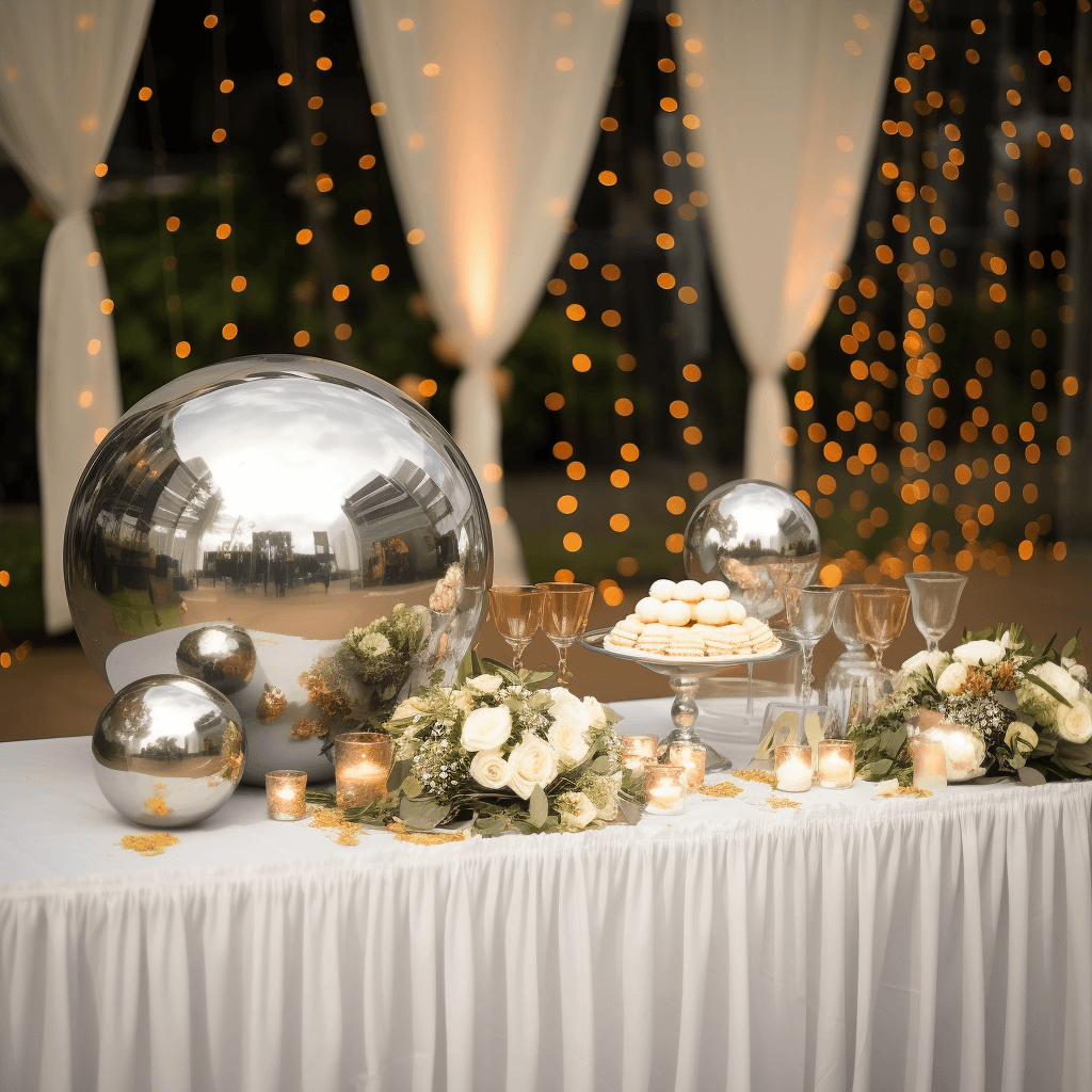 Gazing Globe Mirror Ball Reflective Hollow Stainless Steel Silver Sphere - Decorative Garden Accent Piece 20" Decorations HIER_9900