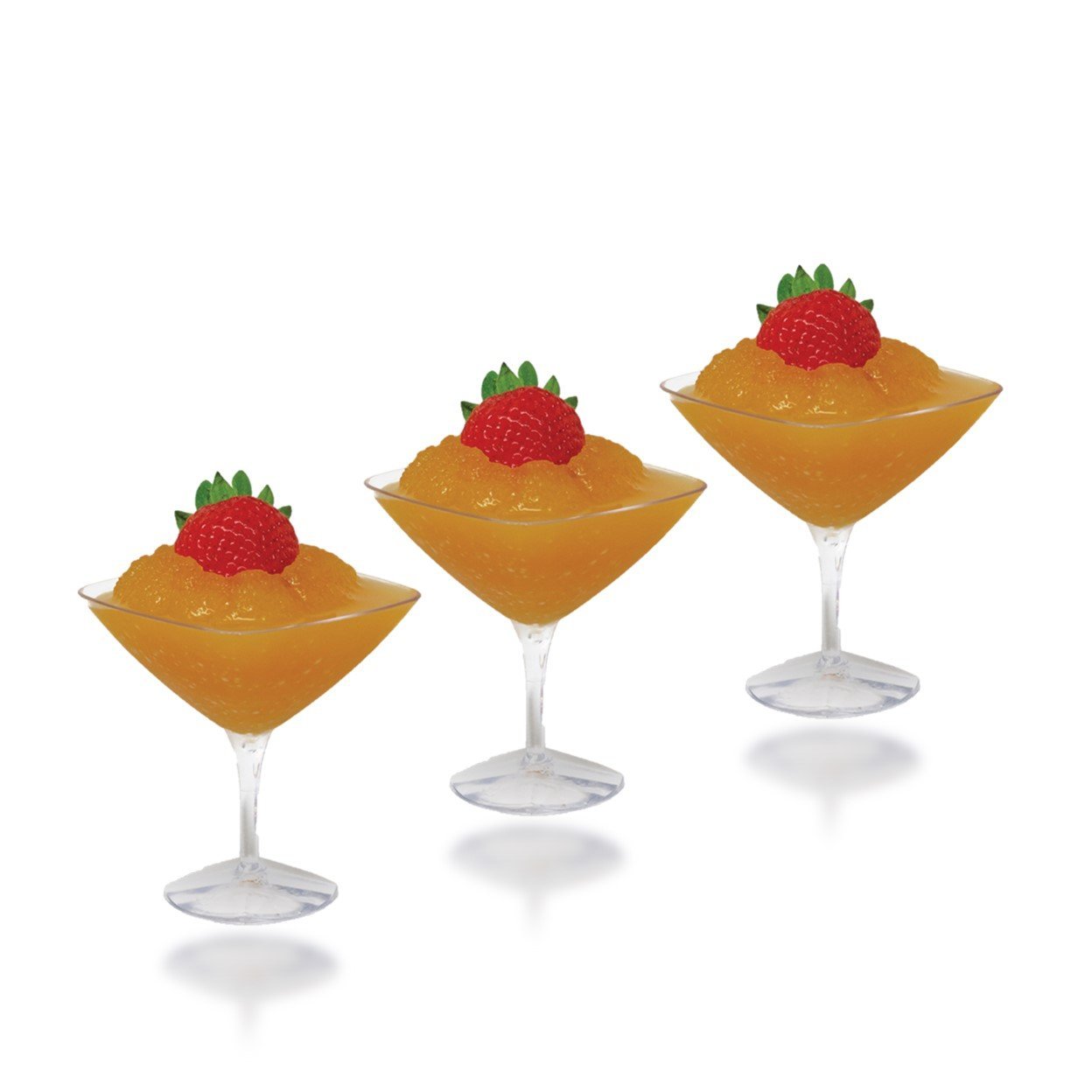 1.5 oz. Clear Plastic Mini Martini Cup-10 Count