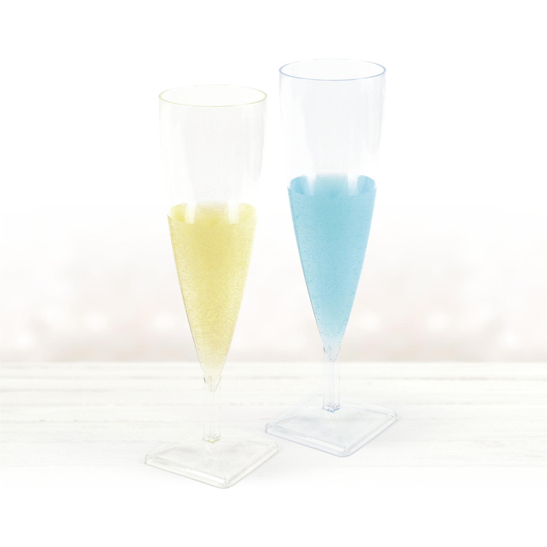 5 oz. Clear Plastic Champagne Flute 6 Count
