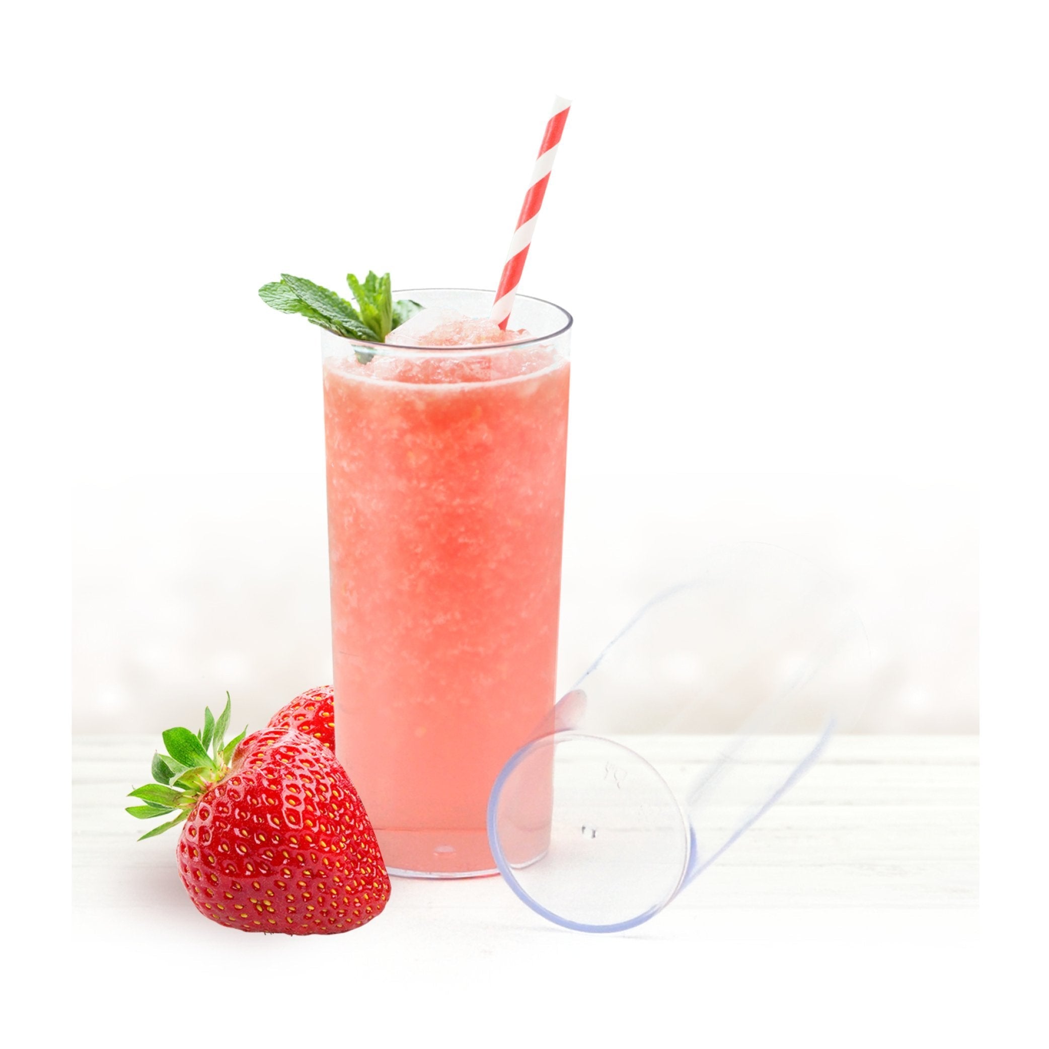 10 oz. Clear Plastic Highball Glass-10 Count