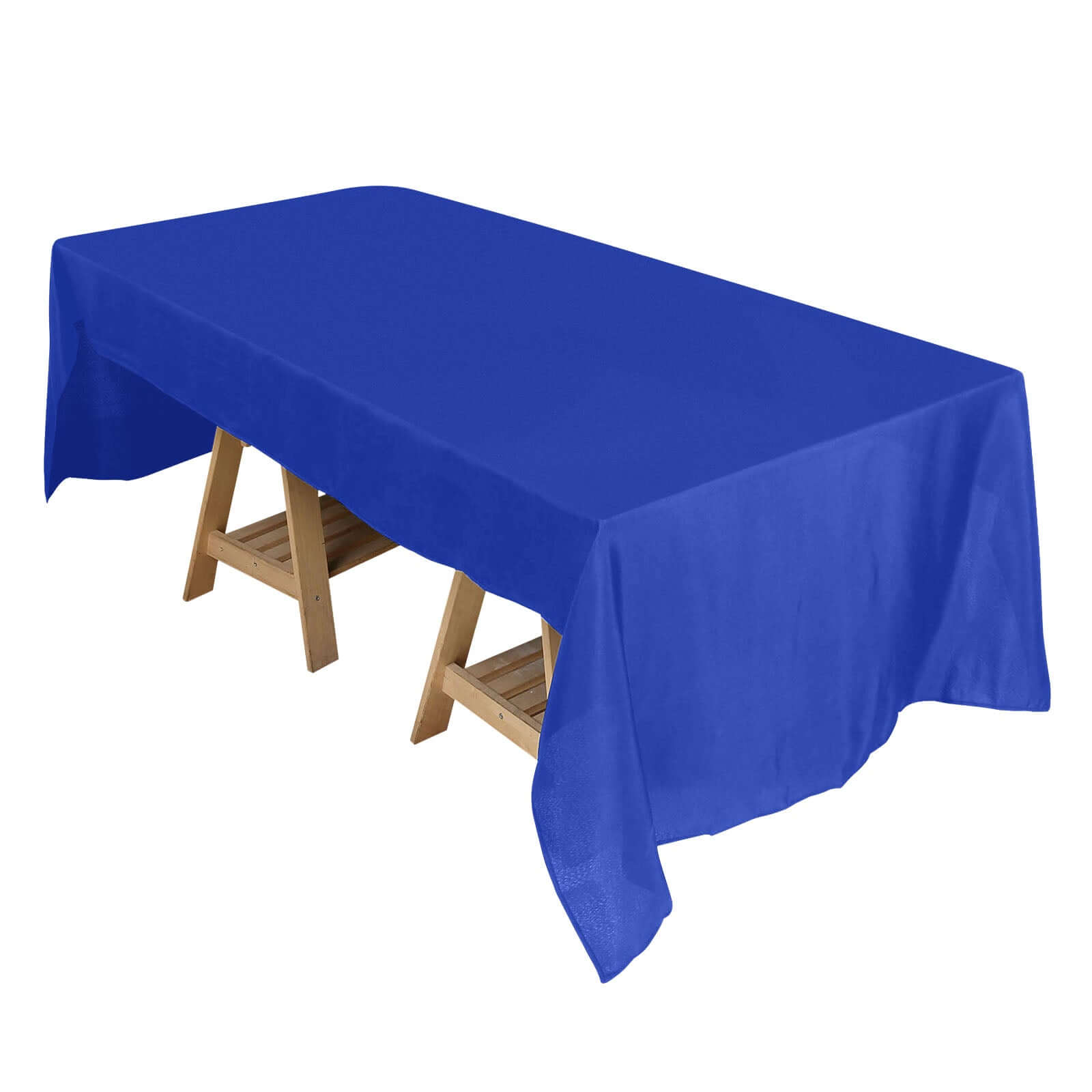 Polyester 50"x120" Rectangle Tablecloth Royal Blue - Wrinkle-Resistant Table Cover Tablecloths HIER_2113