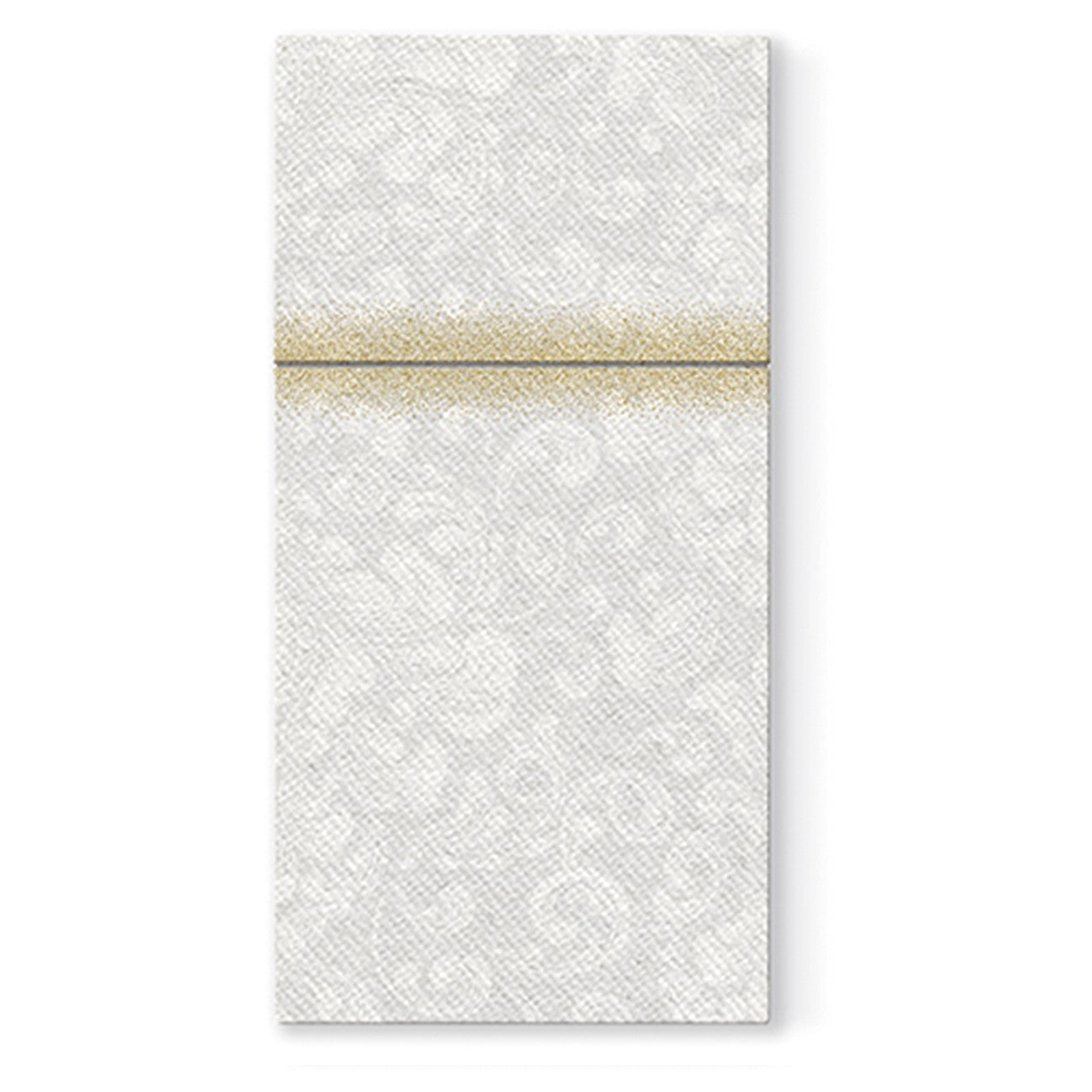 Rococo Airlaid White Pocket Napkin 1/8 Fold - 25 pack