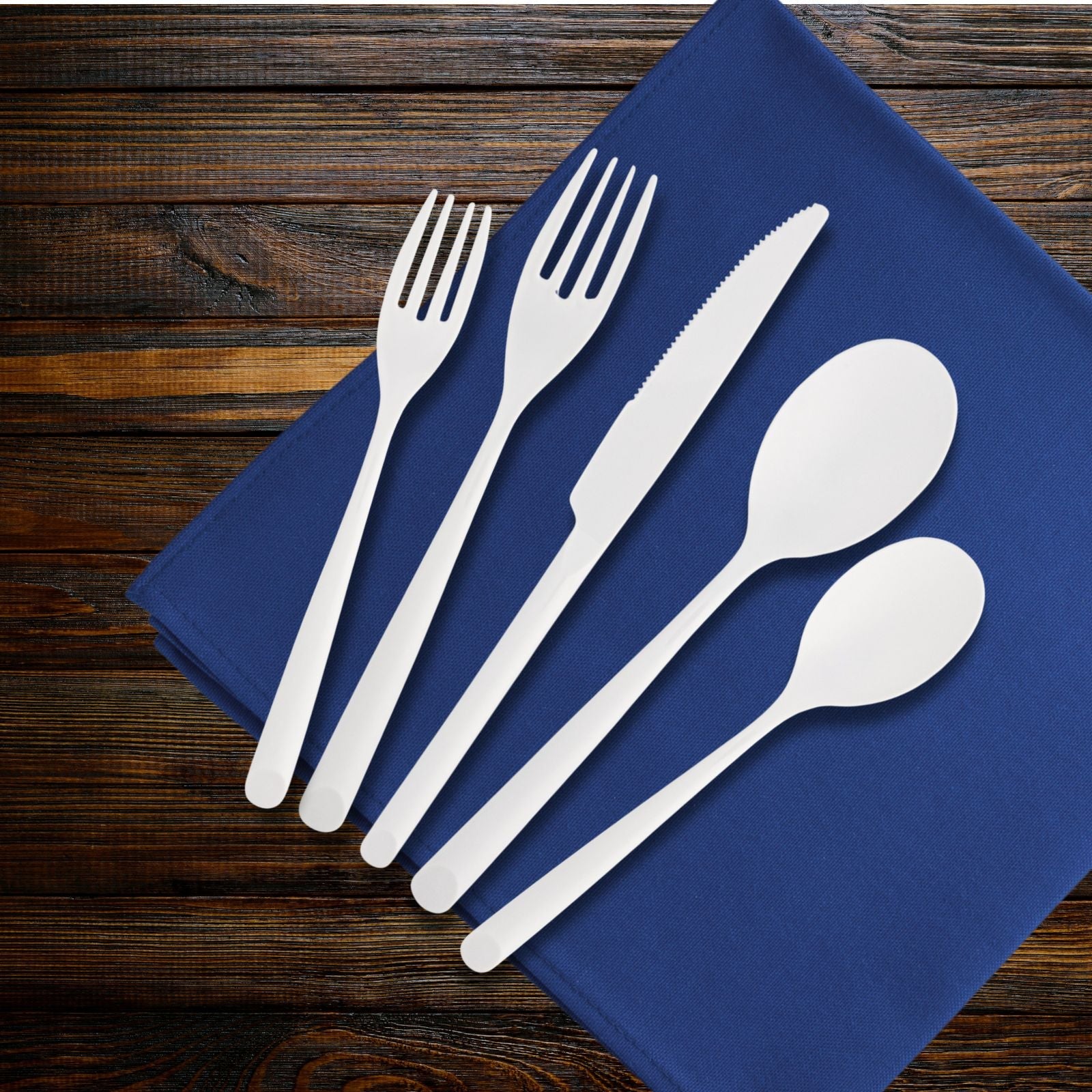 Suave Collection White Flatware - 20 Count